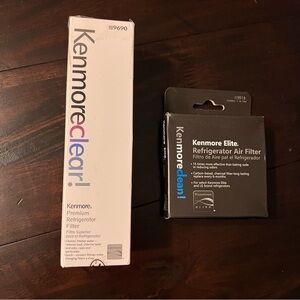 Genuine Kenmore Elite Refrigerator Filter Set - Water (9690) & Air (9918) - NEW